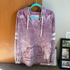 Ocean Drive Pullover Hoodie,light pink